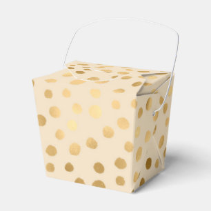 Imitate Gold Doodle Dots Geschenkschachtel
