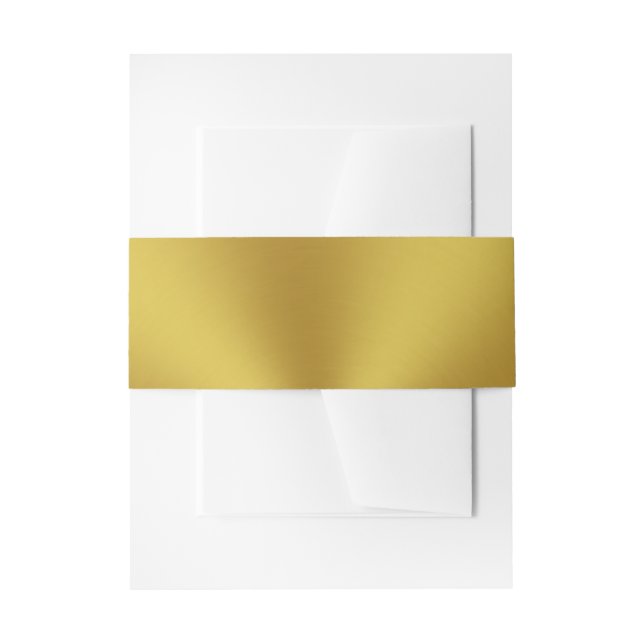 Imitate Gold Einladungsbanderole (Vorderseite Beispiel)