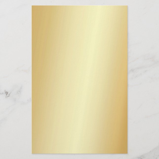 Imitate Gold Elegantes Leder Modernes Template nac Briefpapier (Vorderseite)