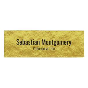 Imitate Gold Fohlen Berufliche Bezeichnung Markier Namenschild