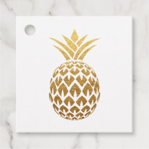 Imitate Gold Foil Ananas Event Planner Geschenkanhänger