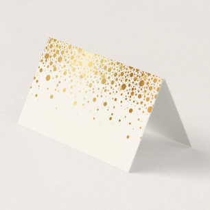 Imitate Gold Foil Confetti Dots   Elfenbeinküste V