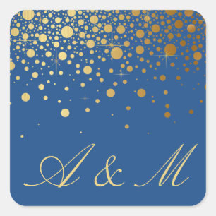 Imitate Gold Foil Confetti Dots Sticker III