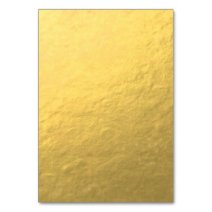 Imitate Gold Foil Effekt gedruckt Tischnummer