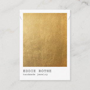 Imitate Gold Foil Hintergrundbild Visitenkarte