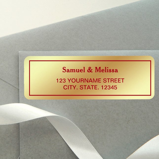 Imitate Gold Foil Maroon Red Wedding (Von Creator hochgeladen)