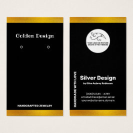 Imitate Gold Foil Minimalistische Grafikkarte
