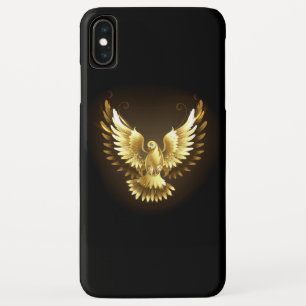Imitate Gold Foil Peace Dove auf Black Case-Mate iPhone Hülle