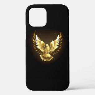 Imitate Gold Foil Peace Dove auf Black Case-Mate iPhone Hülle