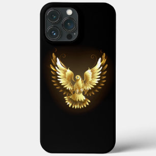 Imitate Gold Foil Peace Dove auf Black Case-Mate iPhone Hülle