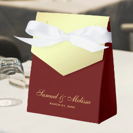 Imitate Gold Foil Red Wedding Geschenkschachtel