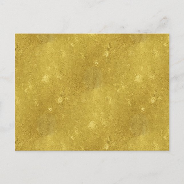 Imitate Gold Foil Texture Hintergrund Sparkle Vorl Postkarte (Vorderseite)