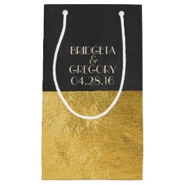 Imitate Gold Foil und Chalkboard Kleine Geschenktüte