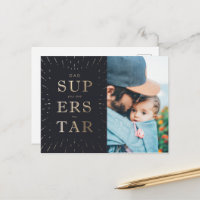 Imitate Gold Foil Vater ist Superstar Vatertag