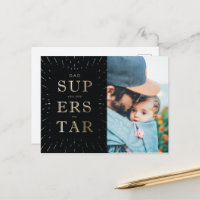 Imitate Gold Foil Vater ist Superstar Vatertag