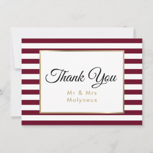 Imitate Gold Foil Wedding Vielen Dank Dankeskarte
