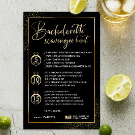 Imitate Gold Frame Bachelorette Scavenger Jagdspie