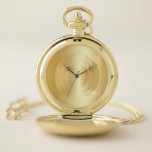Imitate Gold Glamour Elegante Trendy Template Taschenuhr<br><div class="desc">Imitate Gold Glamour elegante trendige Template Pocket Watch.</div>