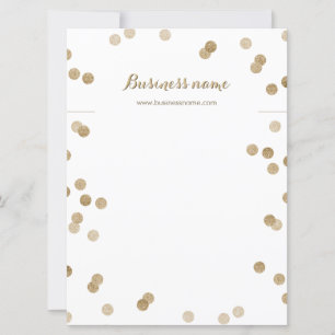 Imitate Gold Glitzer Dots Hintergrundskarten