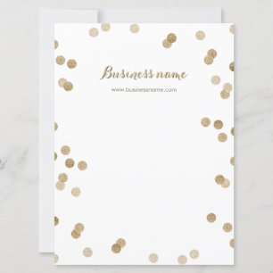Imitate Gold Glitzer Dots Hintergrundskarten