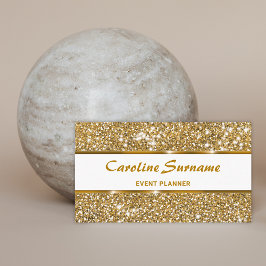Imitate Gold Glitzer Glam Chic Glitzer Event Plane Visitenkarte