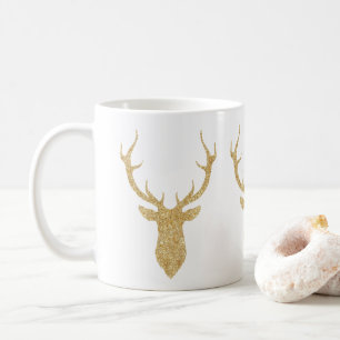 Imitate Gold Glitzer Weihnachtsbaum Tasse
