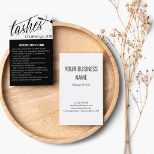 Imitate Gold Lash Mascara Wand Lash Artist Afterca Visitenkarte