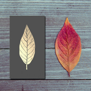 Imitate Gold Leaf-Visitenkarte Visitenkarte