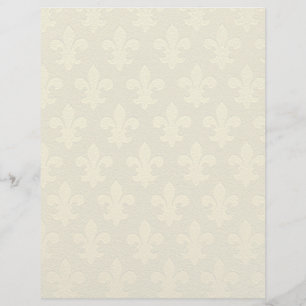 Imitate Gold-Lilie-Muster verziert