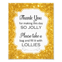 Imitate Gold Lolly Buffet Brautparty signieren Pri