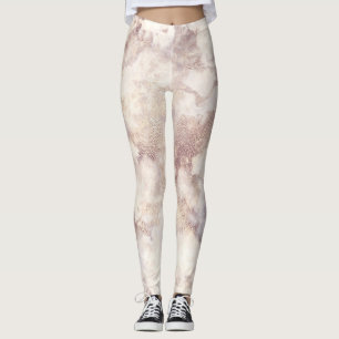 Imitate Gold Marmor Leggings