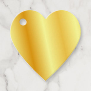 Imitate Gold Metallic Look Blank Template Geschenkanhänger
