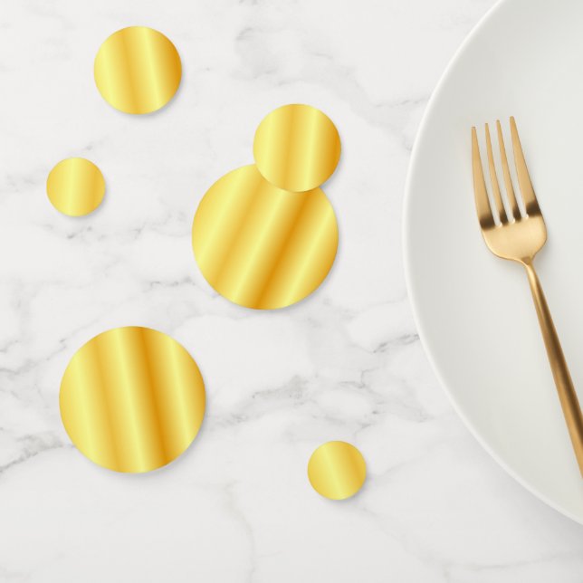 Imitate Gold Metallic Look Moderne Vorlage Elegant Konfetti (Gruppe)