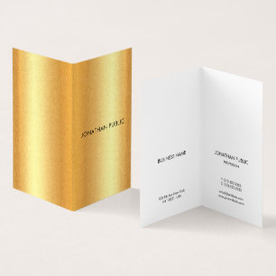 Imitate Gold Modernes Minimalistisches Elegantes B Visitenkarten