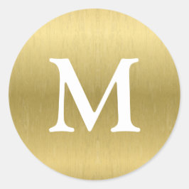 Imitate Gold Monogram Sticker