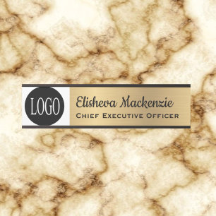 Imitate Gold Office Türsignatur Ihr Logo hier Türschild