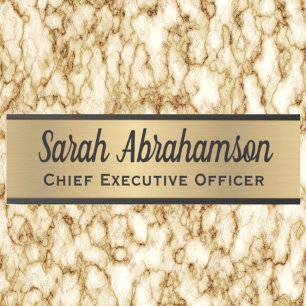 Imitate Gold Office Türsignaturen Namensplatte Türschild