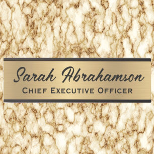Imitate Gold Office Türsignaturen Namensplatte Türschild