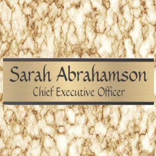 Imitate Gold Office Türsignaturen Namensplatte Türschild