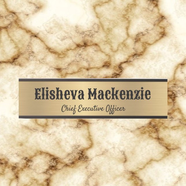 Imitate Gold Office Türsignaturen Namensplatte Türschild (Von Creator hochgeladen)