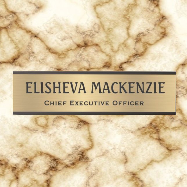 Imitate Gold Office Türsignaturen Namensplatte Türschild (Von Creator hochgeladen)