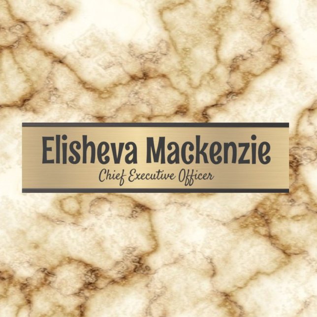 Imitate Gold Office Türsignaturen Namensplatte Türschild (Von Creator hochgeladen)