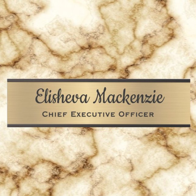 Imitate Gold Office Türsignaturen Namensplatte Türschild (Von Creator hochgeladen)