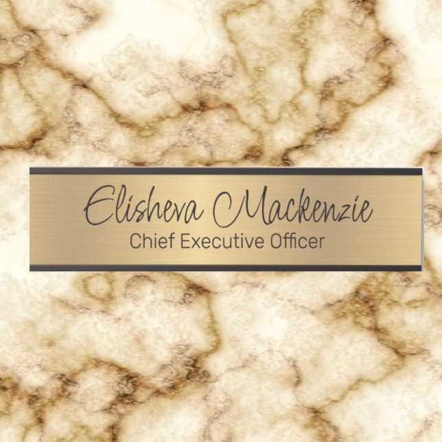 Imitate Gold Office Türsignaturen Namensplatte Türschild (Von Creator hochgeladen)