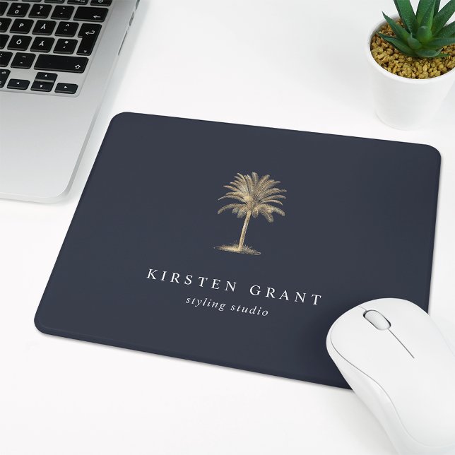 Imitate Gold Palm Tree Logo Mousepad (Von Creator hochgeladen)