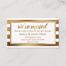 Imitate Gold & White Streifen Wir haben die Handou