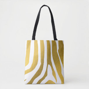 Imitate Gold Zebra Print Stripes Muster