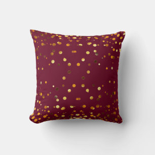 Imitate Golden Foil Confetti Glitzern Kissen