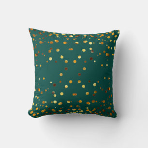 Imitate Golden Foil Confetti Glitzern Kissen