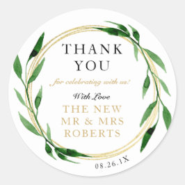 Imitate Golden Kranz Sticker, Gefallen Sticker